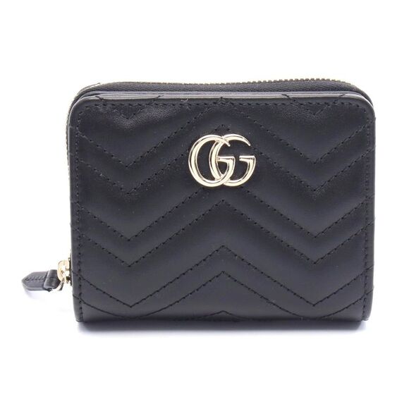 Gucci GG Marmont Leather Wallet Black - Picture 1 of 5